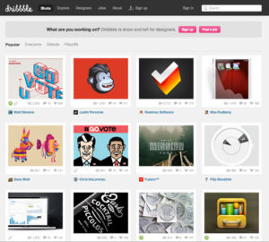 Публикуйте фрагменты работ на Behance, Flickr, Dribbble и deviantART